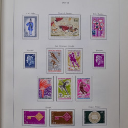 Collection timbres de France 1849-1983 neufs et oblitérés en 2 albums.
