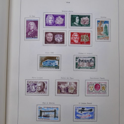 Collection timbres de France 1849-1983 neufs et oblitérés en 2 albums.