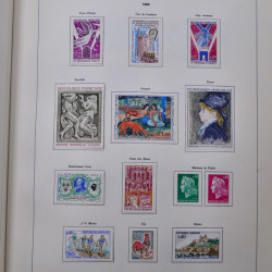 Collection timbres de France 1849-1983 neufs et oblitérés en 2 albums.