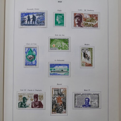 Collection timbres de France 1849-1983 neufs et oblitérés en 2 albums.