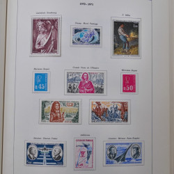 Collection timbres de France 1849-1983 neufs et oblitérés en 2 albums.