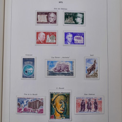 Collection timbres de France 1849-1983 neufs et oblitérés en 2 albums.