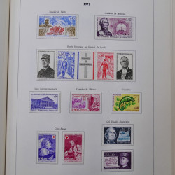 Collection timbres de France 1849-1983 neufs et oblitérés en 2 albums.