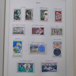 Collection timbres de France 1849-1983 neufs et oblitérés en 2 albums.