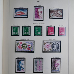 Collection timbres de France 1849-1983 neufs et oblitérés en 2 albums.