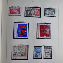 Collection timbres de France 1849-1983 neufs et oblitérés en 2 albums.