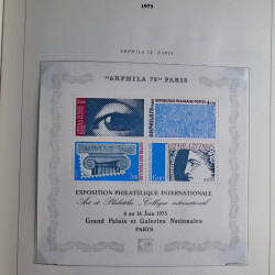 Collection timbres de France 1849-1983 neufs et oblitérés en 2 albums.