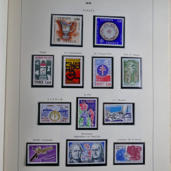 Collection timbres de France 1849-1983 neufs et oblitérés en 2 albums.