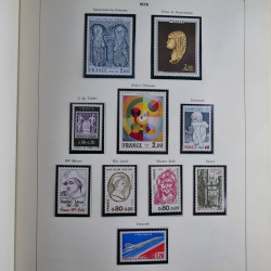 Collection timbres de France 1849-1983 neufs et oblitérés en 2 albums.