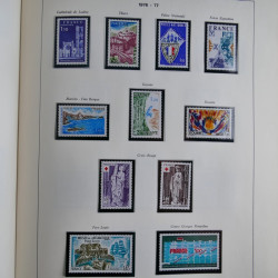 Collection timbres de France 1849-1983 neufs et oblitérés en 2 albums.