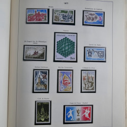 Collection timbres de France 1849-1983 neufs et oblitérés en 2 albums.