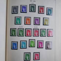 Collection timbres de France 1849-1983 neufs et oblitérés en 2 albums.