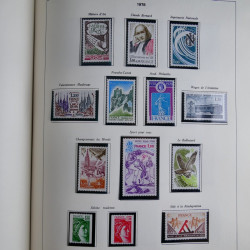 Collection timbres de France 1849-1983 neufs et oblitérés en 2 albums.