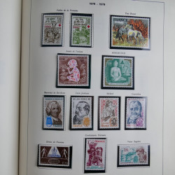Collection timbres de France 1849-1983 neufs et oblitérés en 2 albums.