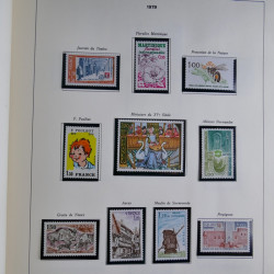 Collection timbres de France 1849-1983 neufs et oblitérés en 2 albums.