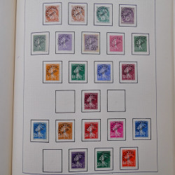 Collection timbres de France 1849-1983 neufs et oblitérés en 2 albums.