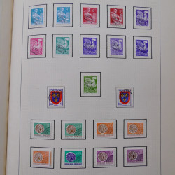 Collection timbres de France 1849-1983 neufs et oblitérés en 2 albums.