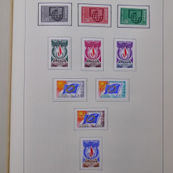 Collection timbres de France 1849-1983 neufs et oblitérés en 2 albums.