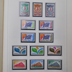 Collection timbres de France 1849-1983 neufs et oblitérés en 2 albums.