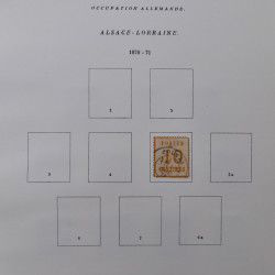 Collection timbres de France 1849-1983 neufs et oblitérés en 2 albums.