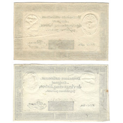 France lot de 2 assignats de 25 livres N°Ass-43a.