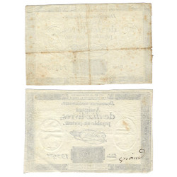 France lot de 2 assignats de 10 livres N°Ass-36a.