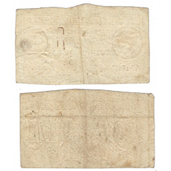 France lot de 2 assignats de 25 sols N°Ass-25f.