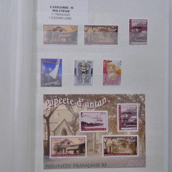 Lot de timbres de Polynésie Française neufs** 2002-2017.