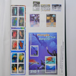 Lot de timbres de Polynésie Française neufs** 2002-2017.