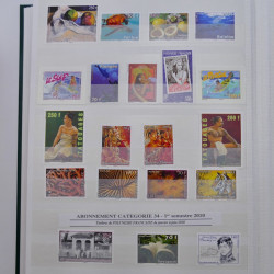 Lot de timbres de Polynésie Française neufs** 2002-2017.