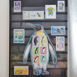 Lot de timbres de T.A.A.F. neufs** 2003-2017.