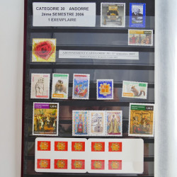 Lot de timbres d'Andorre Français neufs** 2002-2016.