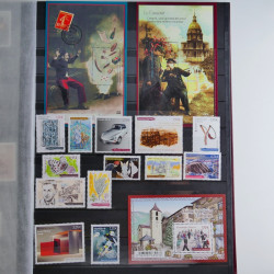 Lot de timbres d'Andorre Français neufs** 2002-2016.