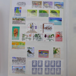 Lot de timbres de Nouvelle Calédonie neufs** 2002-2017.