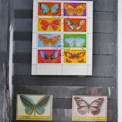 Vrac philatélique de timbres du monde en un carton.