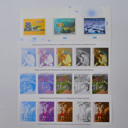 Vrac philatélique de timbres du monde en un carton.