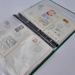 Vrac philatélique de timbres du monde en un carton.
