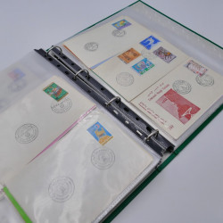 Vrac philatélique de timbres du monde en un carton.