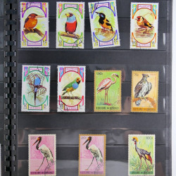 Vrac philatélique de timbres du monde en un carton.