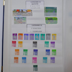 Lot de timbres de Wallis et Futuna et Mayotte neufs** 2002-2017.