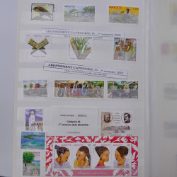Lot de timbres de Wallis et Futuna et Mayotte neufs** 2002-2017.