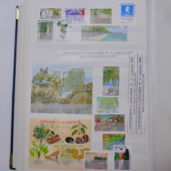 Lot de timbres de Wallis et Futuna et Mayotte neufs** 2002-2017.