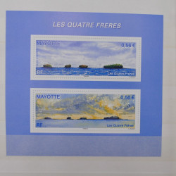 Lot de timbres de Wallis et Futuna et Mayotte neufs** 2002-2017.