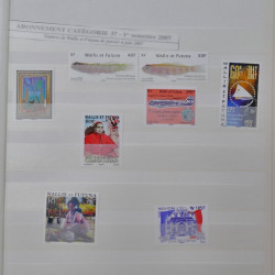 Lot de timbres de Wallis et Futuna et Mayotte neufs** 2002-2017.