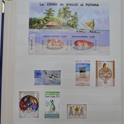 Lot de timbres de Wallis et Futuna et Mayotte neufs** 2002-2017.