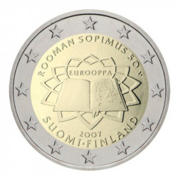 2 euros commémorative Finlande 2007 - Traité de Rome.