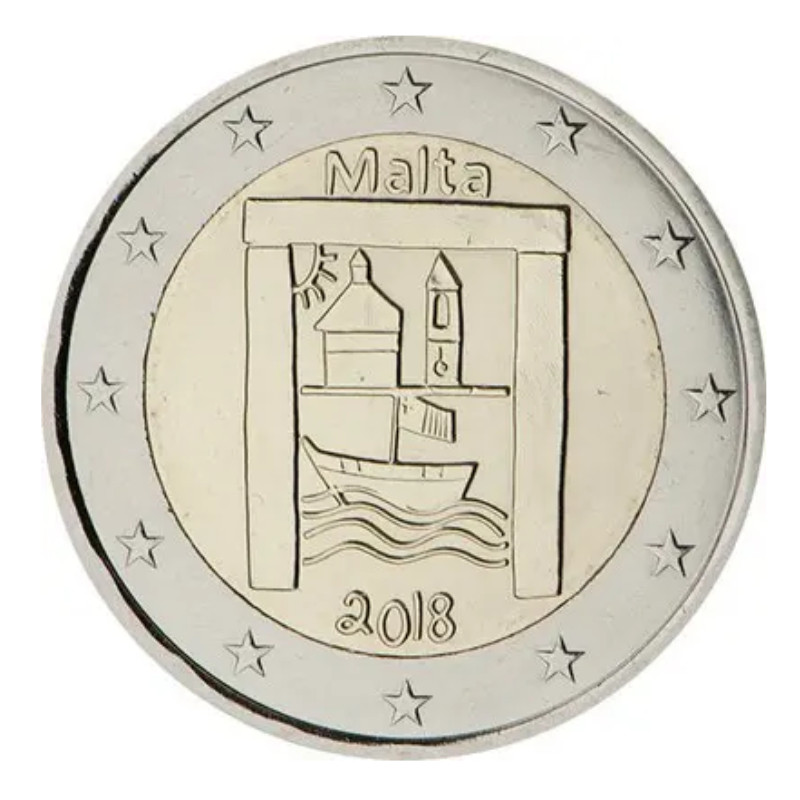 2 euros commémorative Malte 2018 UNC - Héritage.