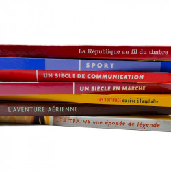 Lot de 7 livres timbrés édités par La Poste.