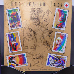 Lot de 7 livres timbrés édités par La Poste.