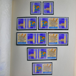 Collection timbres d'Allemagne de l'Est 1950-1978 neufs** en 2 albums.